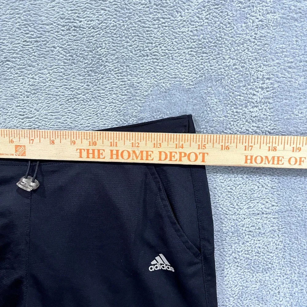 Adidas Track Pants Women's Small Black‎ Straight Leg Athleisure Workout Running